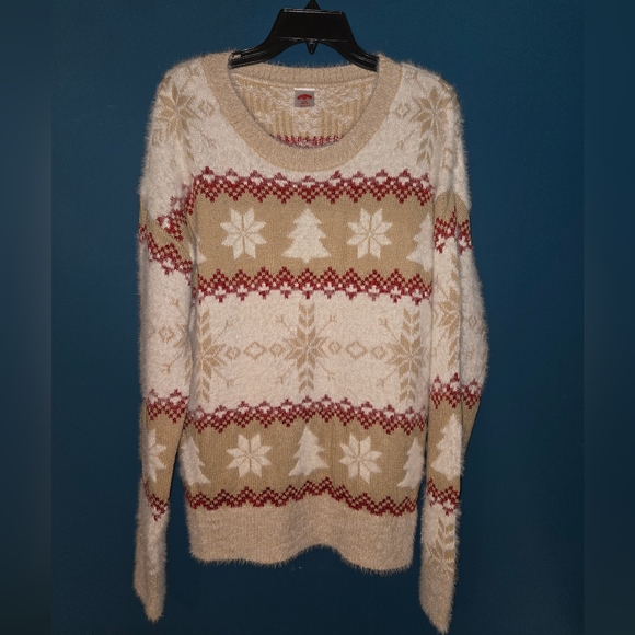 Holiday Time Christmas Sweater, Size L (12/14), very soft! - Picture 2 of 10